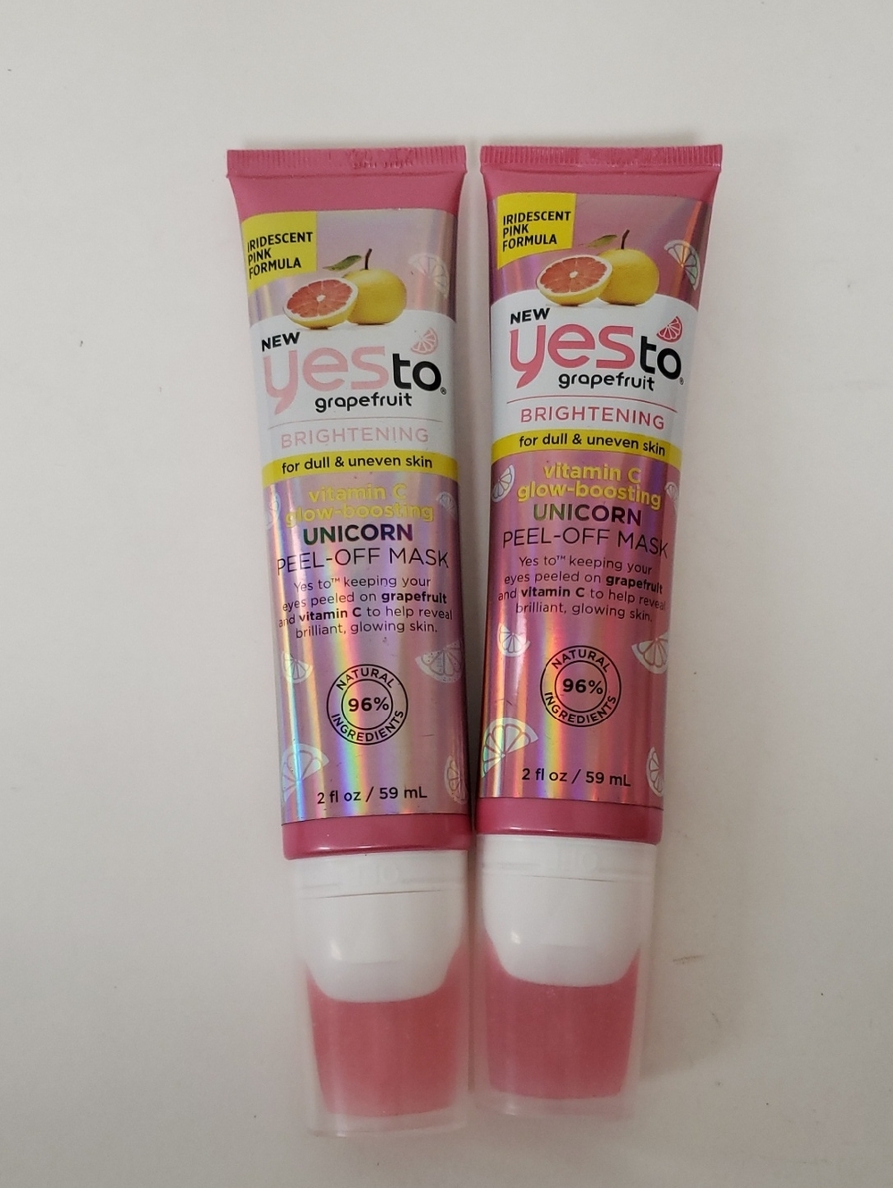 Yes To Grapefruit Brightening Unicorn Peel-Off Mask - Pink